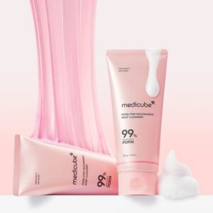 Medicube PDRN Salmon Glow Bubble Cleanser