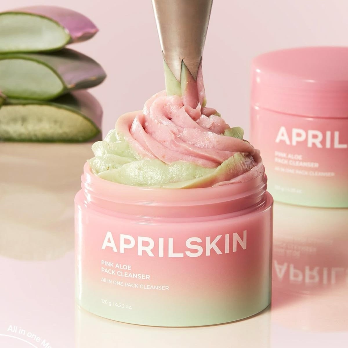 Aprilskin Pink Aloe Pack Cleanser – Image 2
