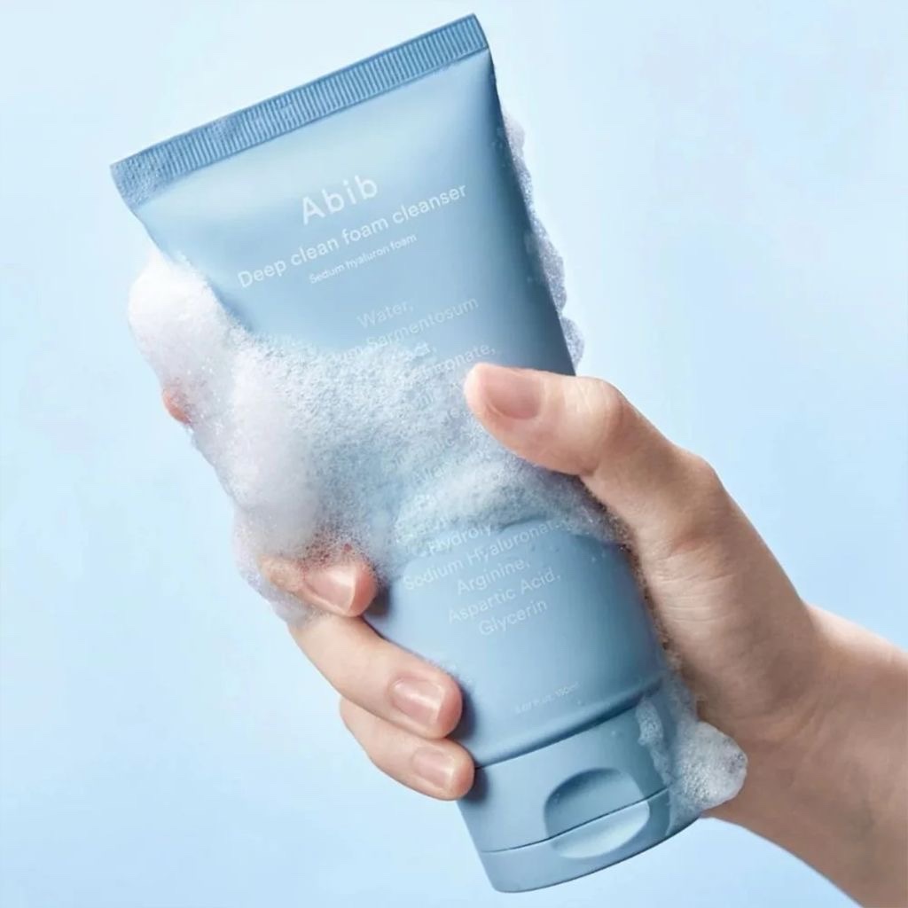 Abib Deep Clean Foam Cleanser Sedum Hyaluron Foam – Image 3