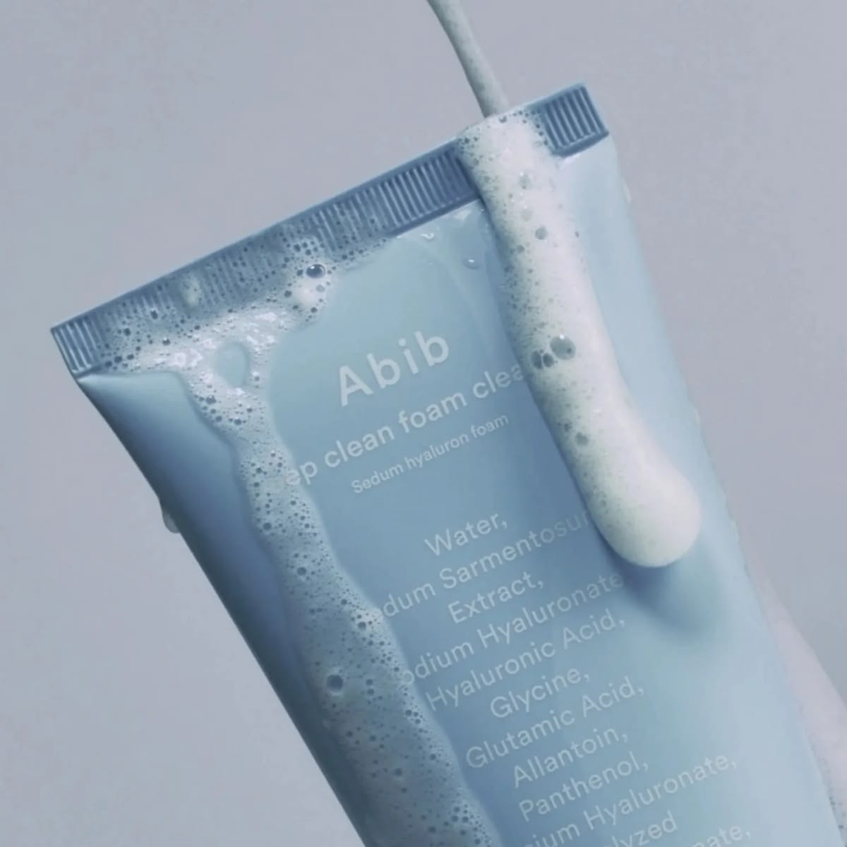 Abib Deep Clean Foam Cleanser Sedum Hyaluron Foam – Image 2