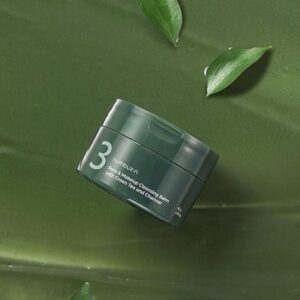 Numbuzin No.3 Pore & Makeup Cleansing Balm with Green Tea and Charcoal
