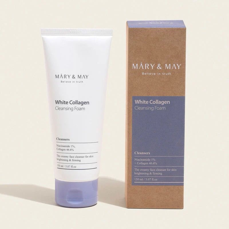 Mary & May White Collagen Cleansing Foam – Image 2
